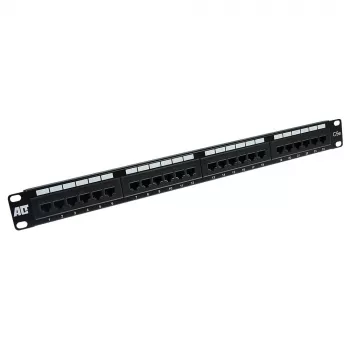 Plāksteru panelis 24 portu neekranēts CAT5E ACT PP1001