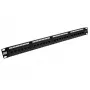 Patchpanel 24-portu neekranēts CAT6 ACT PP1010