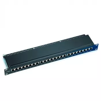 Patchpanel CAT6 ekranēts 24 porti ar vāku ACT PP1012