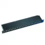 Patchpanel CAT6 ekranēts 24 porti ar vāku ACT PP1012