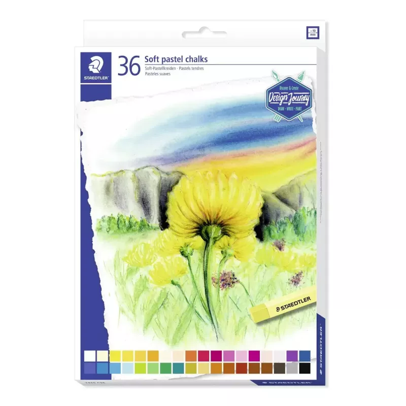 Staedtler Design Journey Soft Pastel Chalk 2430 C36, 36 gab.