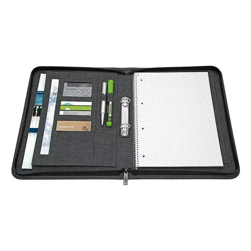 Personāla organizators WEDO 58 352412 A4 poliestera pelēks, 2 gredzenu mape