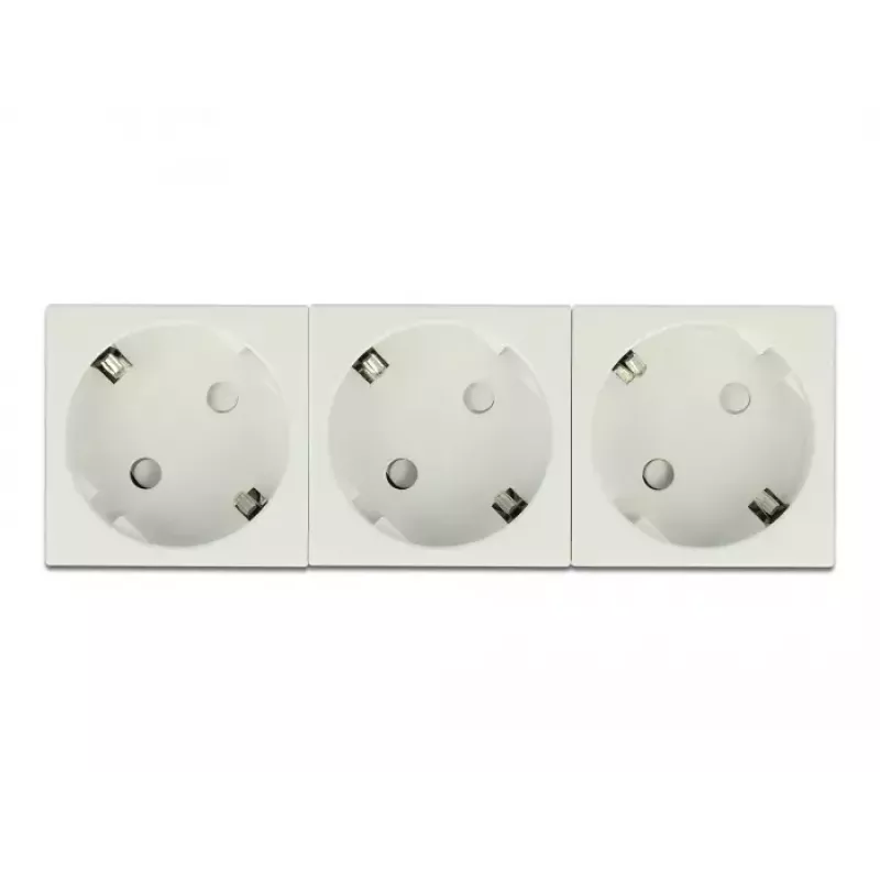 Kontaktligzda DELOCK 81323 CEE 7/3 3P+N+PE 250V 16A ABS Balta