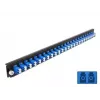 Splice Box priekšējais panelis DeLOCK 43357 24 porti LC Duplex zils