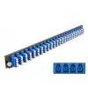 Splice Box priekšējais panelis DeLOCK 19 collu 24 portu LC Quad zils