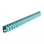 Splice Box Front Panel DeLOCK 19 inch 24 port LC Quad aqua