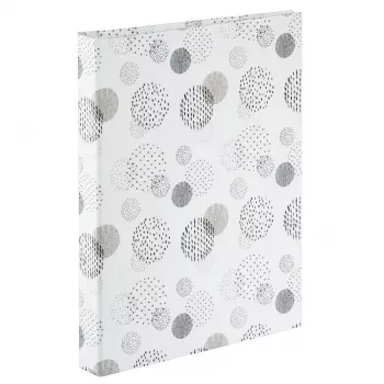 Hama Graphic fotoalbums bēšs, melns, balts 80 loksnes 10 x 15 spirāles iesējums