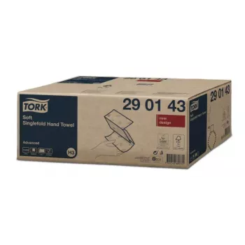 Papīra dvieļi Tork 290143 250 loksnes balti