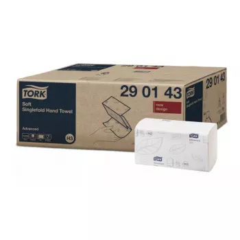 Papīra dvieļi Tork 290143 250 loksnes balti