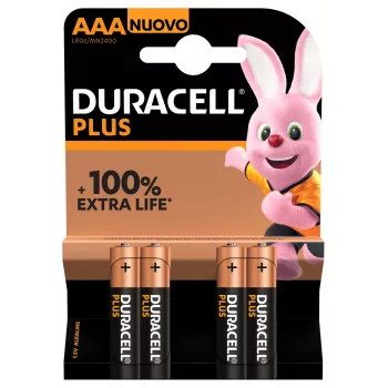 Duracell Plus 100 vienreizlietojamā baterija AAA sārma