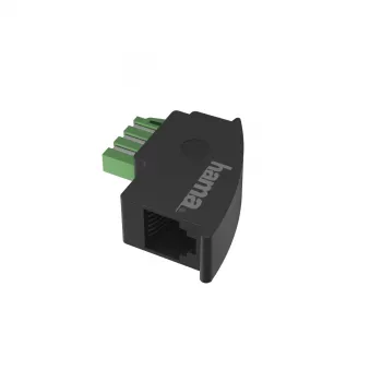 Hama 00201122 kabeļa savienotāja adapteris TAE-F RJ11 melns