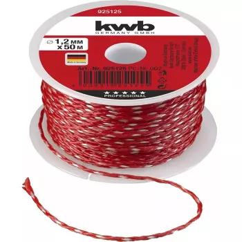 Virve KWB 925125 50 m neilons sarkans 1.2 mm