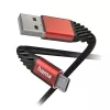 Hama Extreme USB kabelis USB 2.0 1,5 m USB A Micro-USB B Melns, Sarkans