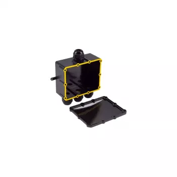 Elektriskā sadales kārba ShiverPeaks BS08-01053 IP68 melna ABS plastmasa