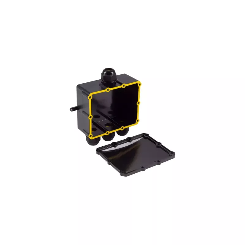 Elektriskā sadales kārba ShiverPeaks BS08-01053 IP68 melna ABS plastmasa