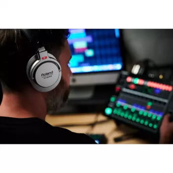 Austiņas Roland RH-200S ar vadu, mūzikai, melnas/sudrabainas, 20–20000 Hz
