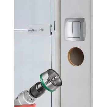 Caurumu zāģu komplekts KWB 499700 5 gab. Piemērots akrilam, kokam, metālam