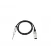 Audio kabelis Omnitronic 3022519A 0.9m XLR 6.35mm melns