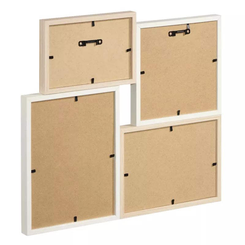 Multi picture frame Hama Kiruna Oak balta MDF