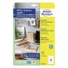 Pašlīmējošās printera etiķetes Avery LR3427-10 Baltas A4 80 etiķetes