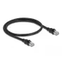 DeLOCK tīkla kabelis RJ45 Cat.6A F/UTP 0,5 m melns