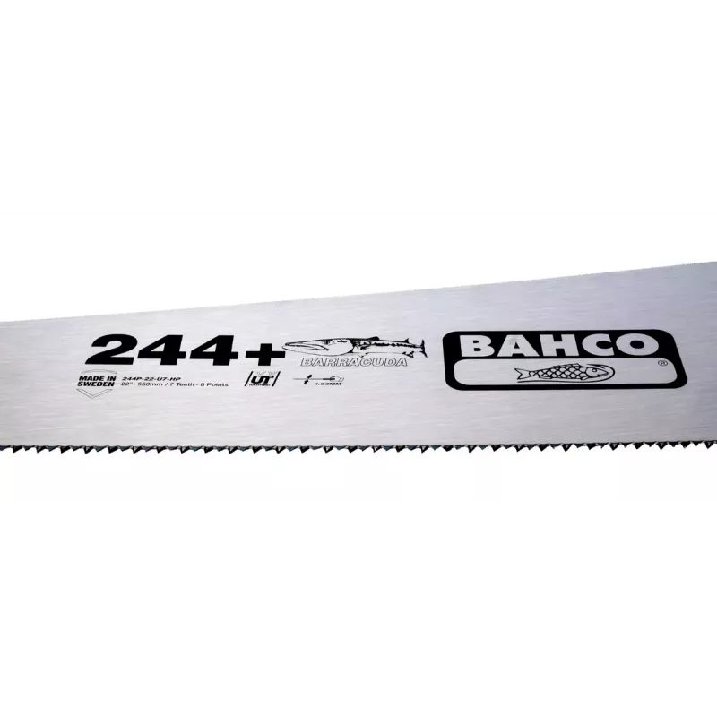 Mugurējais zāģis Bahco 244P-22-U7-HP 55 cm zils oranžs nerūsējošais tērauds