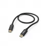 Hama Fabric USB kabelis USB 2.0 1.5 m USB C Melns