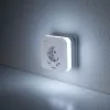 Hama 00223498 LED naktsgaismas ar kontaktligzdu, 2 USB izejām, kustības un gaismas sensoru