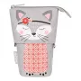Mīksts penālis Herlitz Kitty Poliesteris Pelēks Rozā Balts
