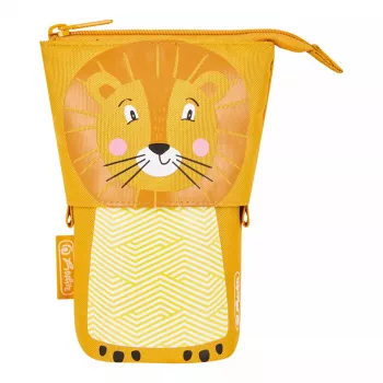 Mīksts penālis Herlitz Lion 140mm x 75mm x 185mm Poliesters Oranžs Dzeltens