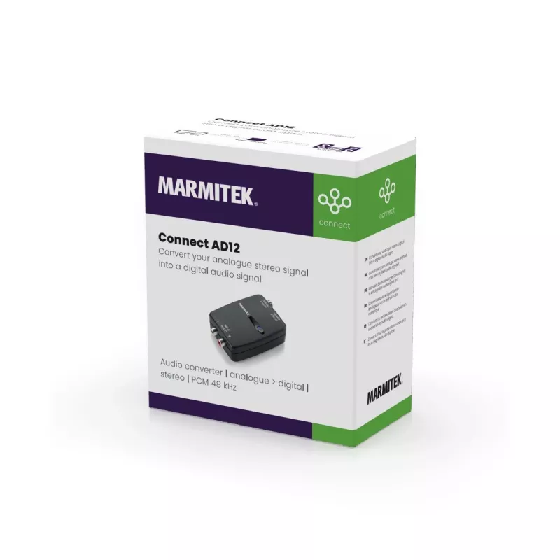 Marmitek Connect AD12 Melns 25008412 HDMI Audio Extractor 4K