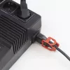 ACT Powercord CEE 7/7 vīrišķais (leņķveida) - C13 IEC Lock+ melns 2 m, EL332S, 5 gab. komplekts