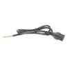 ACT Powercord C19 IEC Lock - atvērts gals melns 2 m, PC1174, 5 gab. iepakojumā