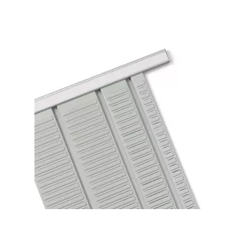 Nobo T-Card atbalsta sliedes 12 saites, alumīnijs, pelēks, sudrabains, 388 mm, 13 mm, 241 g, 37 mm