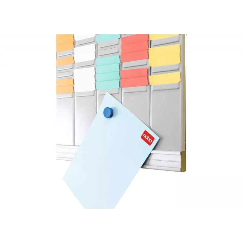 Nobo T-Card savienojošās sliedes, metāla, 24. izmērs, alumīnijs, balta, 772 mm, 13 mm, 450 g, 36 mm