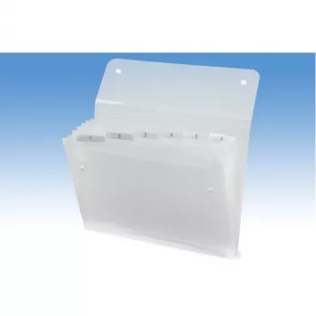Rexel ICE Expander 6-Pocket Clear, caurspīdīgs, polipropilēns (PP), 120 loksnes, A4