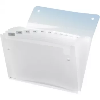 Rexel ICE Expander 13-Pocket Clear, caurspīdīgs, polipropilēns (PP), 260 lapas, A4, 330 mm, 245 mm