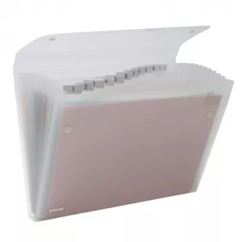 Rexel ICE Expander 13-Pocket Clear, caurspīdīgs, polipropilēns (PP), 260 lapas, A4, 330 mm, 245 mm
