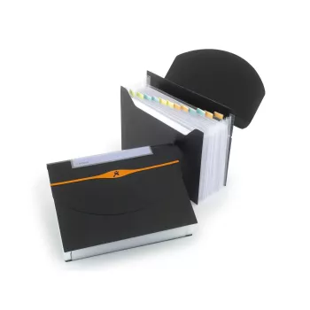 Rexel Optima Expander 13 daļu melns, melna, polipropilēns (PP), 500 lapas, A4, 45 mm, 325 mm