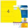File labels HERMA A4 192x61 mm dzeltena paper matt opaque 80 pcs