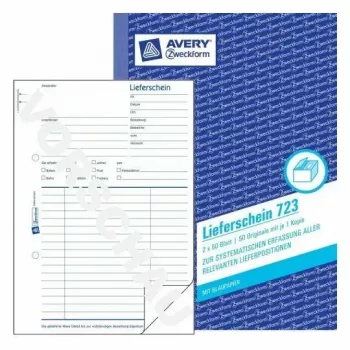 Administrācijas grāmata AVERY 723 baltā