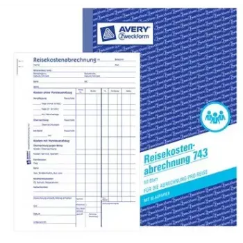 Register Paper AVERY 743 148 mm
