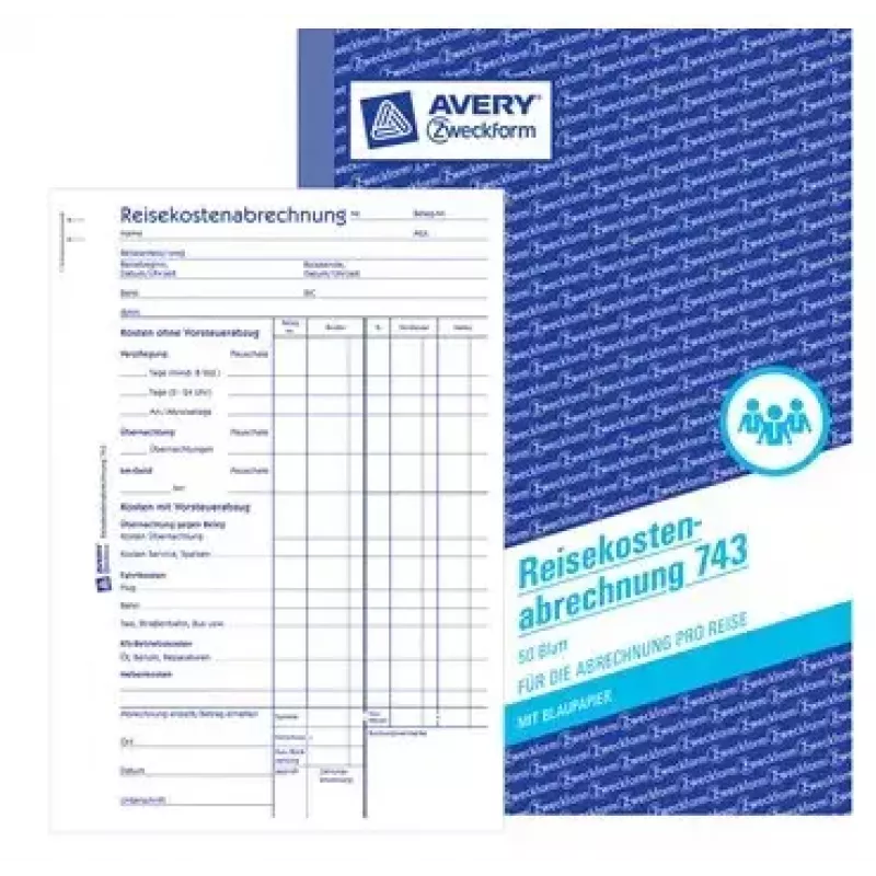 Register Paper AVERY 743 148 mm