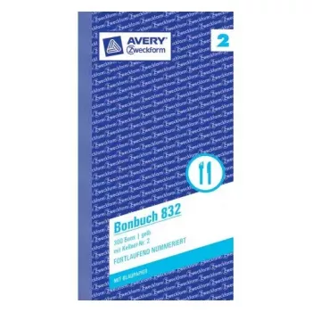 Biļetes Avery 832 300 gab.