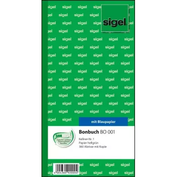 Neuzlīmējama etiķete Sigel BO001 zaļa taisnstūris 105 x 200 mm