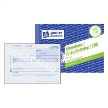 Administrācijas grāmata Avery 1205 zila balta