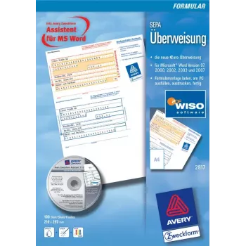 Biznesa veidlapas Avery 2817