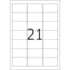 Adrešu uzlīmes Premium HERMA 5029 A4 63,5x38,1 mm 525 gab.