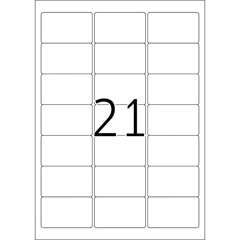 Adrešu uzlīmes Premium HERMA 5029 A4 63,5x38,1 mm 525 gab.