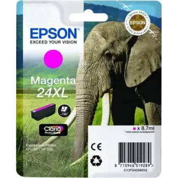 Cartridge EPSON Ink No 24XL fuksīna C13T24334011 C13T24334010